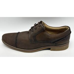 Studio Belvedere Oxford Shoes Mens 12 D Paris Brown Leather Cap Toe Dress